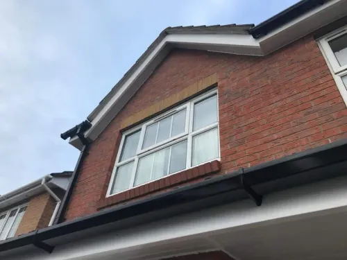 Gutter and soffit installation